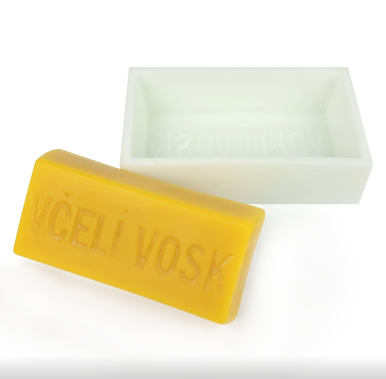 Silik�nov� forma na svie�ky - Cihla - v�el� vosk 100g
