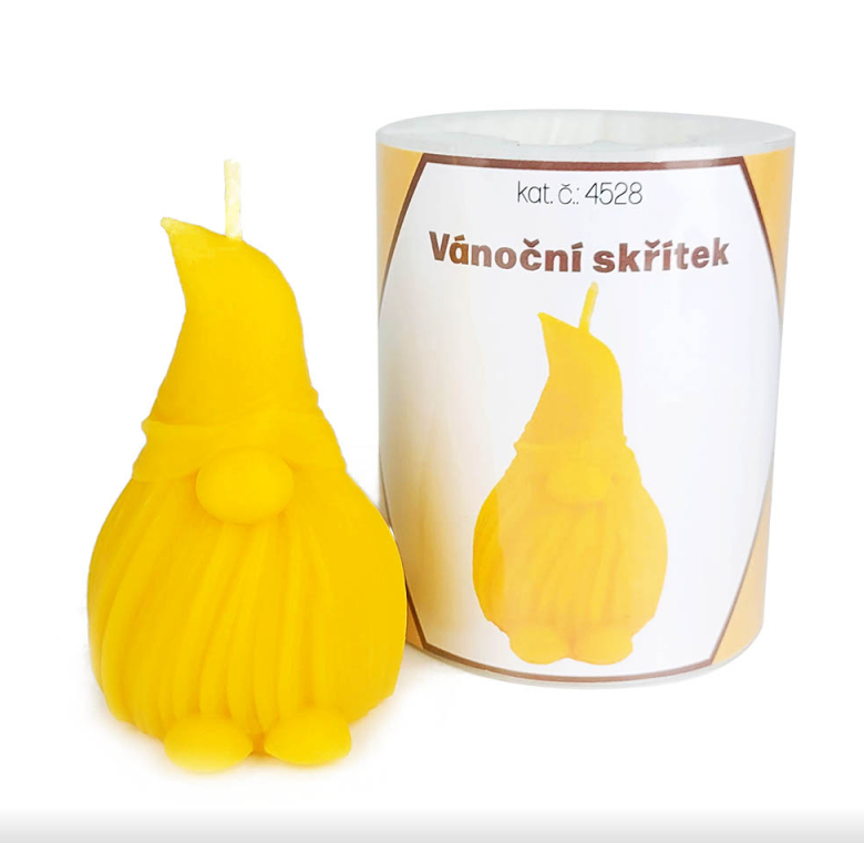 Silik�nov� forma na svie�ky - Viano�n� �kriatok 7,5cm