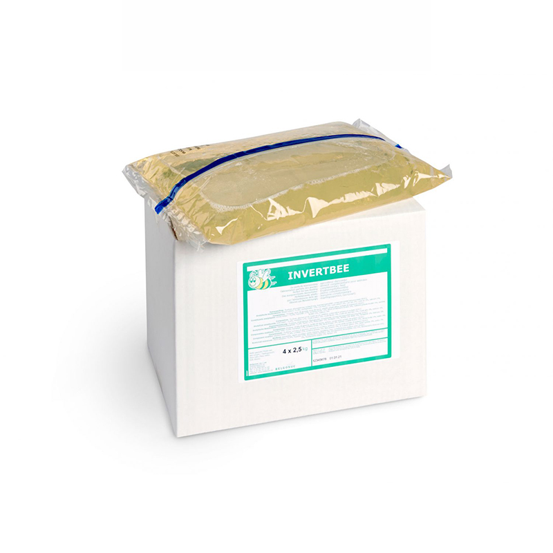 Invertn sirup - krmivo pre vely INVERTBEE 4 x 2,5 kg 