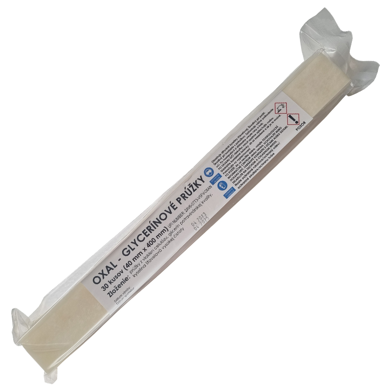 Oxal glycernov prky 830 g - kyselina avelov s glycernom 4 x 40 cm - 30 ks 