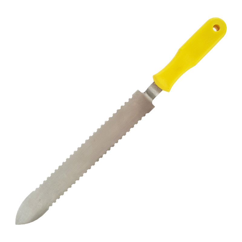 Odviečkovací nôž so zúbkami - plastová rúčka